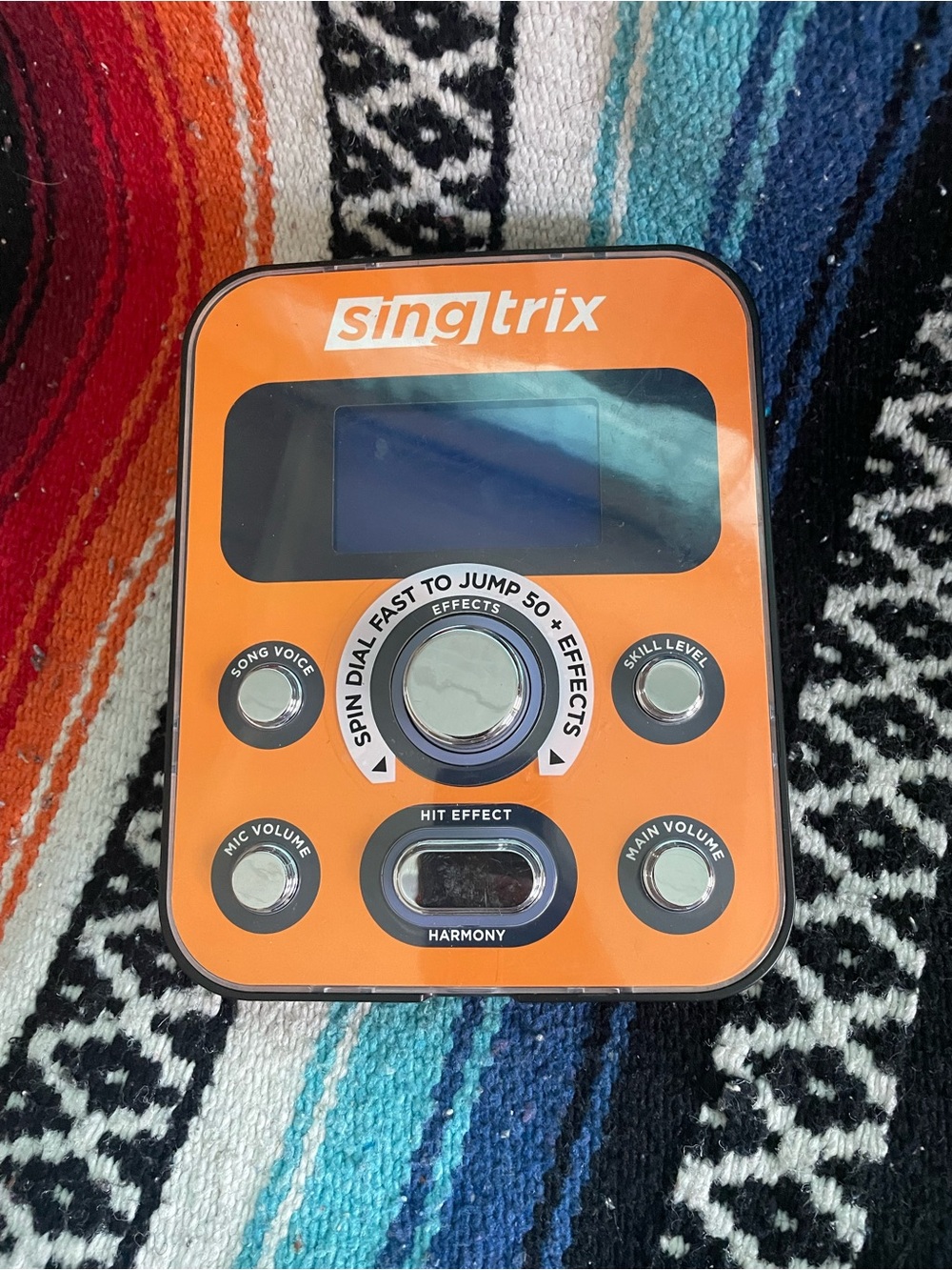 Singtrix Portable Vocal Processor - Orange Compact Voice Enhancer